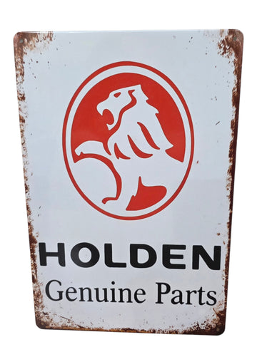 Decorative HOLDEN Genuine Parts Retro plate,  approx 30cm x 20cm #P43