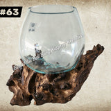 Glass  melt bowls #63