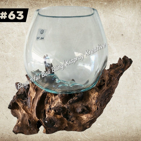 Glass  melt bowls #63