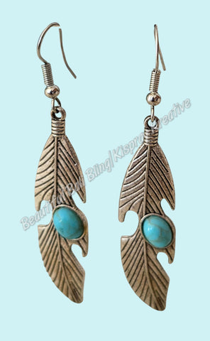 BOHO Earrings # 21 complete length from top of hook approx 7 cm