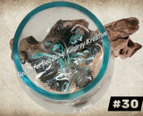 Glass  melt bowls #30