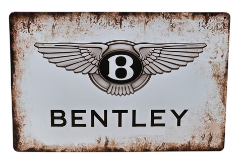 Decorative plate, BENTLEY Retro approx 30cm x 20 cm #P9