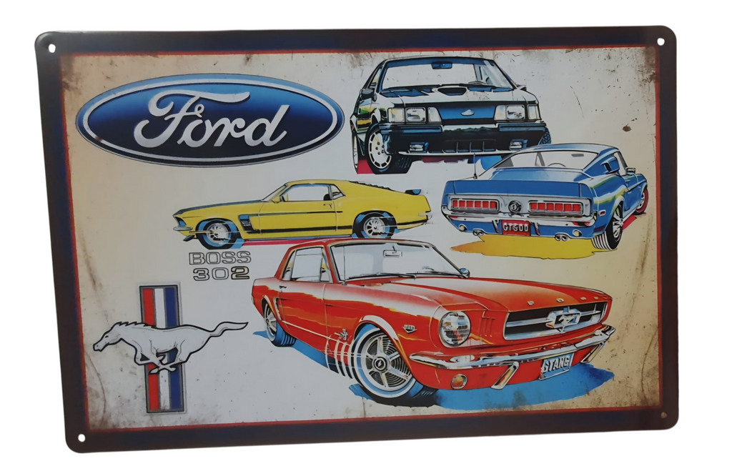 Decorative FORD MOTORS BOSS 302 Retro plate,  approx 30cm x 20cm #P32