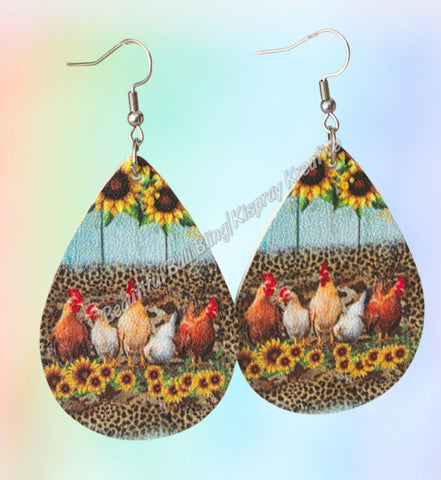 BOHO Earrings #9 complete length approx 8 cm