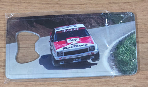 Magnet Bottle opener  HOLDEN Torana racing  12 x 6 cm approx