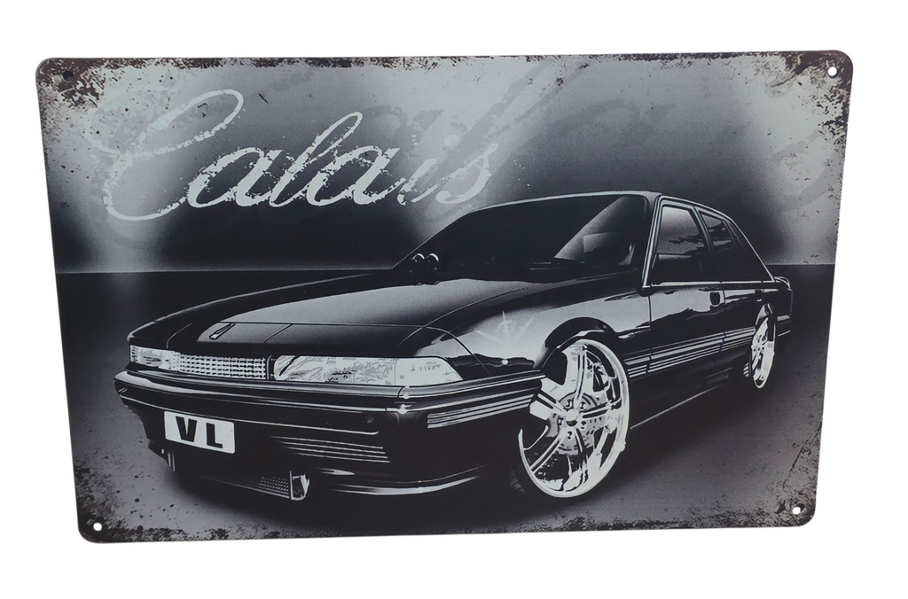 Decorative HOLDEN CALAIS VL  Retro plate,  approx 30cm x 20cm (#P18)