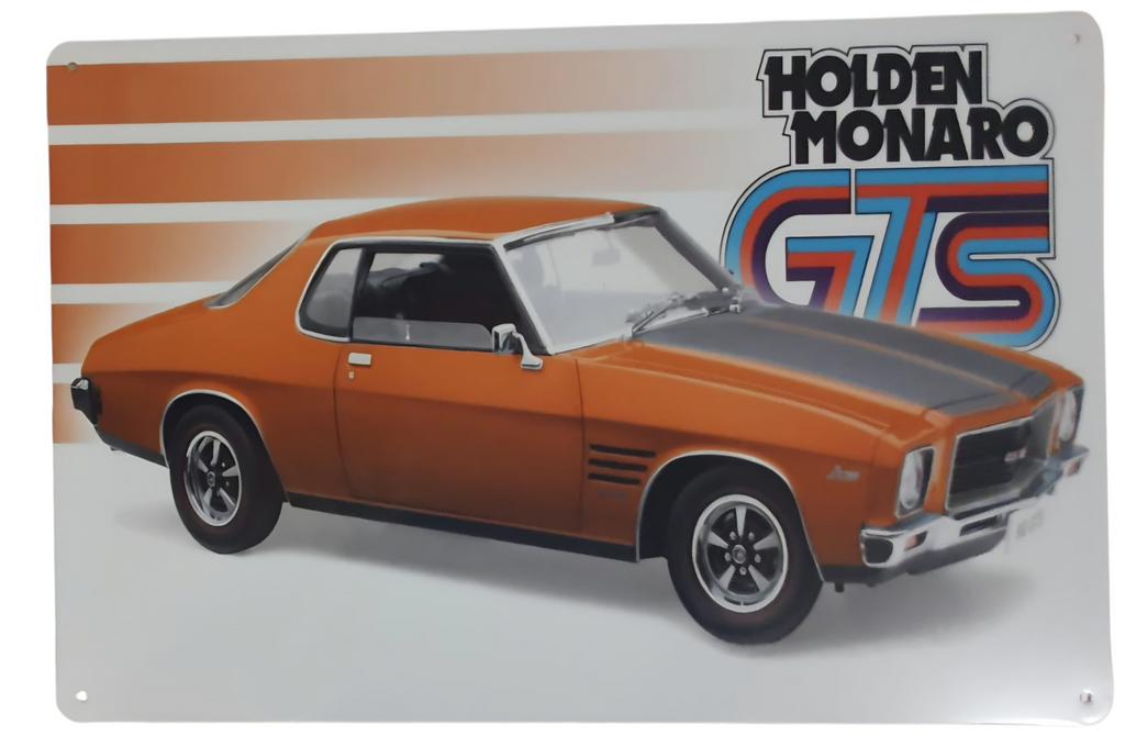 Decorative HOLDEN MONARO GTS Retro plate,  approx 30cm x 20cm #P35