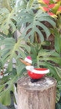 Duck, wooden, Santa, fat litte cuties, Xmas minimim size 15cm x 13cm x 7 cm🦆
