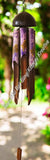 Bamboo windchime turtles purples chime length 30 - 40cm APPROX complete length  from hook to striker APPROX 120cm