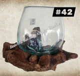 Glass  melt bowls #42