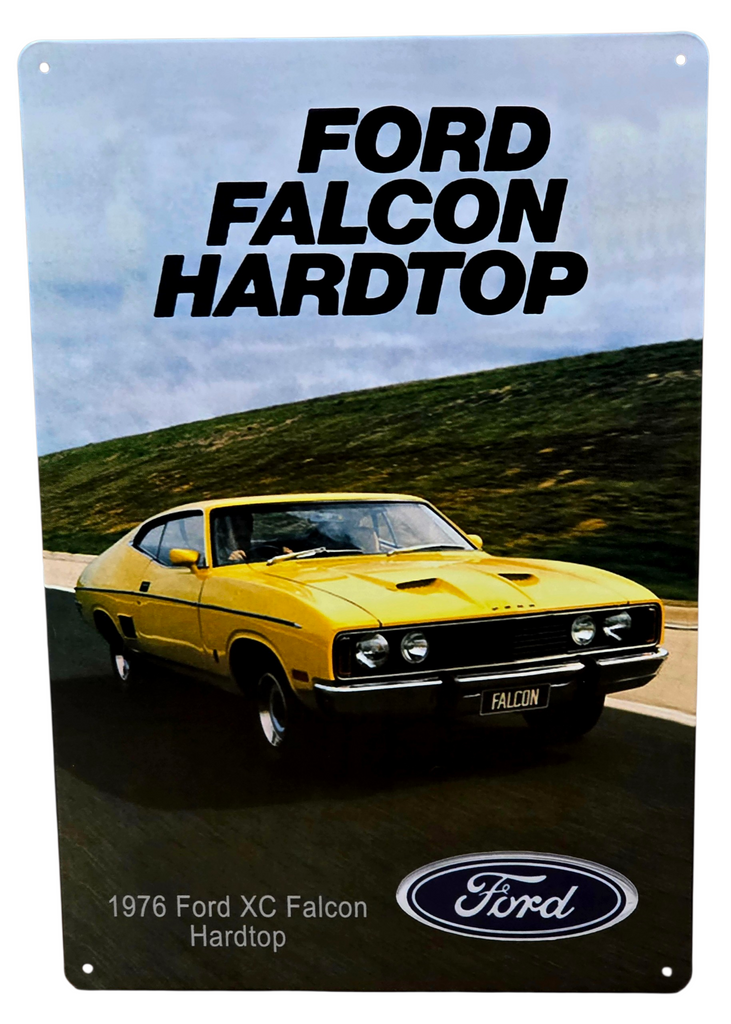 Decorative FORD FALCON XC HARDTOP Retro plate,  approx 30cm x 20cm #P14