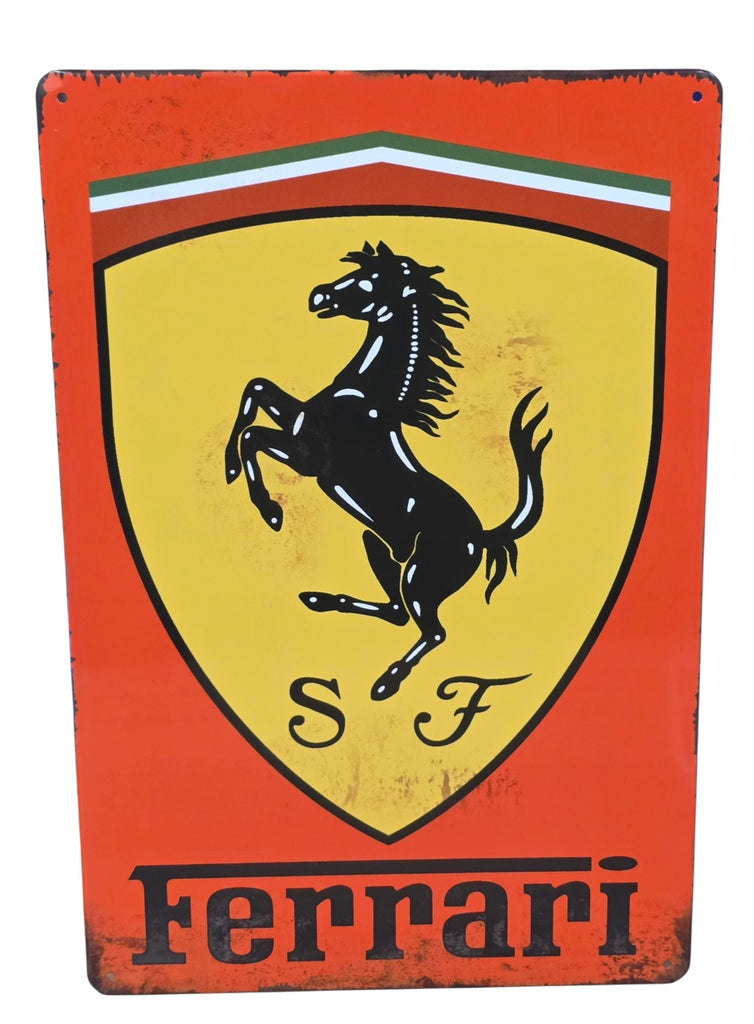 Decorative FERRARI Retro plate,  approx 30cm x 20cm #P40
