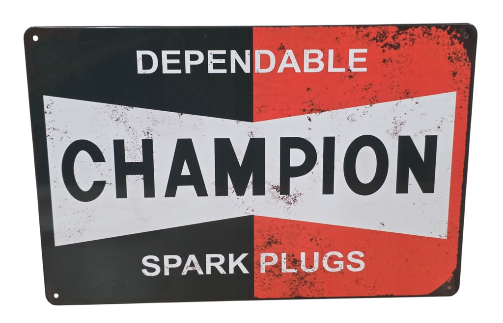 Decorative Champion Retro plate,  approx 30cm x 20cm #P48