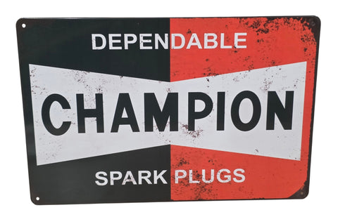 Decorative Champion Retro plate,  approx 30cm x 20cm #P48
