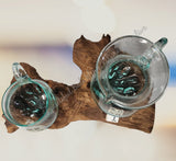 glass melt bowls jug & glass twin #1