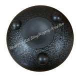 RAINDRUM, black, 8 notes  approx 15cm diameter