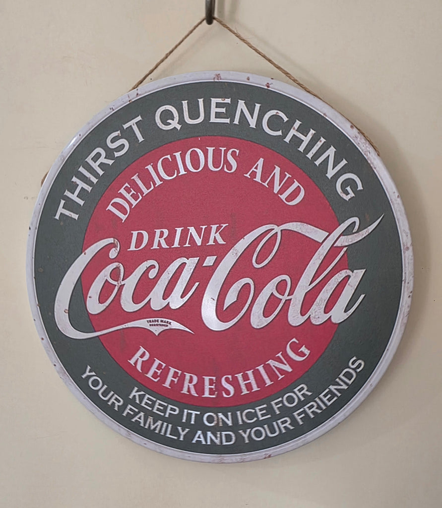 Decorative COCA-COLA COKE Retro plate,  30cm x 30cm #H12