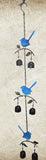 Rainchain Rainbell, blue wren, approx 68cm x 11cm