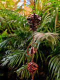 Rainchain, pinecones approximately 6cm x 105cm long #