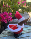 Duck, wooden, Santa, fat litte cuties, Xmas minimim size 15cm x 13cm x 7 cm🦆