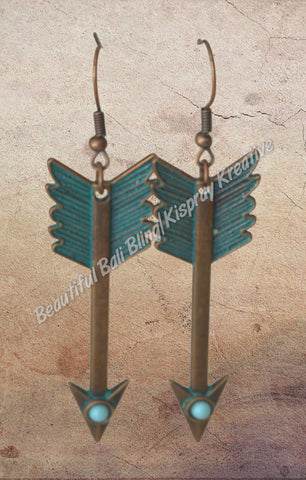 BOHO Earrings #4 complete length approx 7 cm
