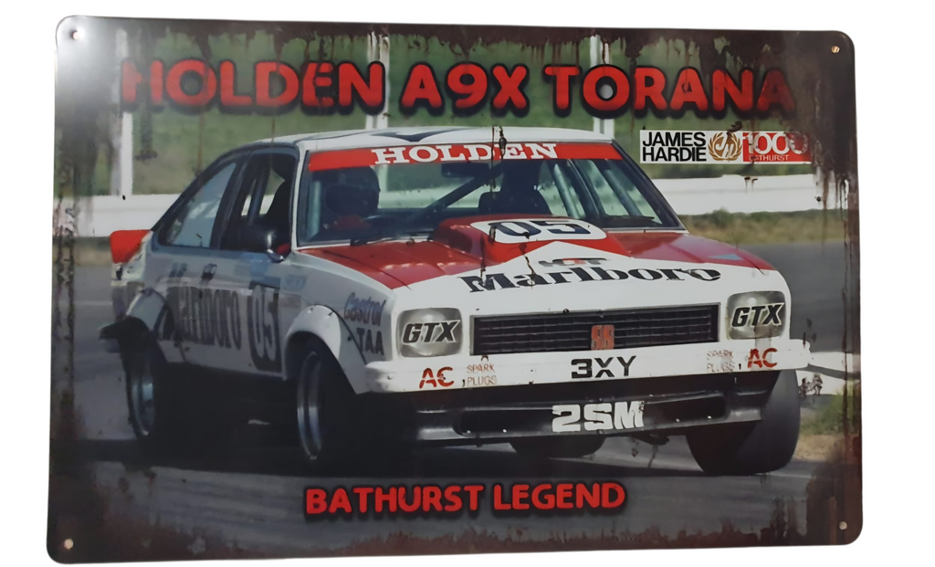 Decorative HOLDEN A9X TORANA Retro plate,  approx 30cm x 20cm #P36