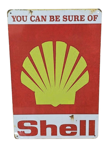 Decorative Shell Oil Retro plate,  approx 30cm x 20cm #P49
