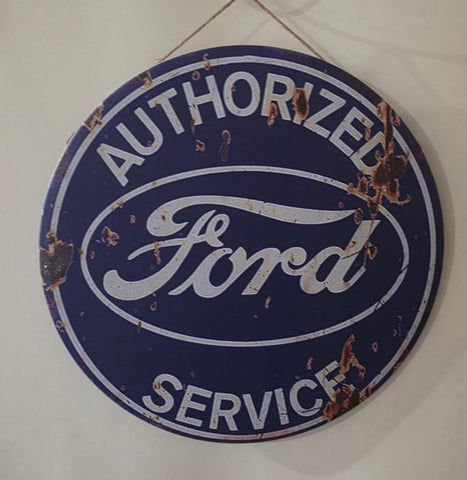 Decorative FORD MOTOR COMPANY Retro plate,  30cm x 30cm #H15