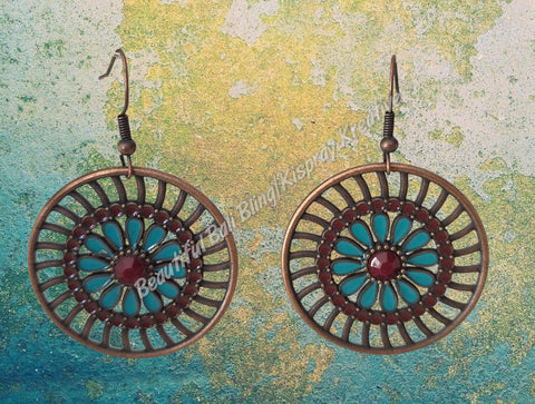 BOHO Earrings #14 complete length approx 5 cm