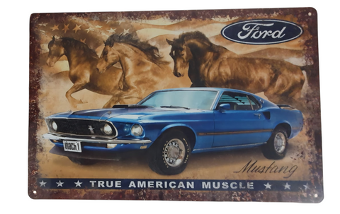 Decorative FORD MUSTANG Retro plate,  approx 30cm x 20cm #P33