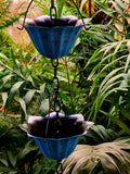 Rainchain, Tulip  Blue, colour approximately 14cm x 120cm long #