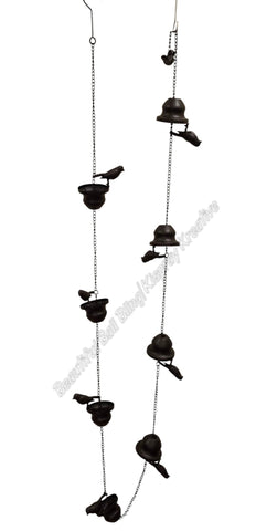 Rainchain, birds on basin approximately 7cm x 240cm long #5