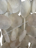 Capiz shell wind chime DRIFTWOOD 54 cm drop  x 31cm wide approx #0134