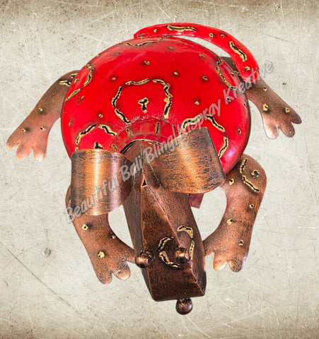 Mosquito coil holder, Dog red #4010