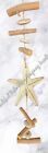 Beachy Hamptons Driftwood Wood dangler, starfish approx 12cm x 100 cm #0068