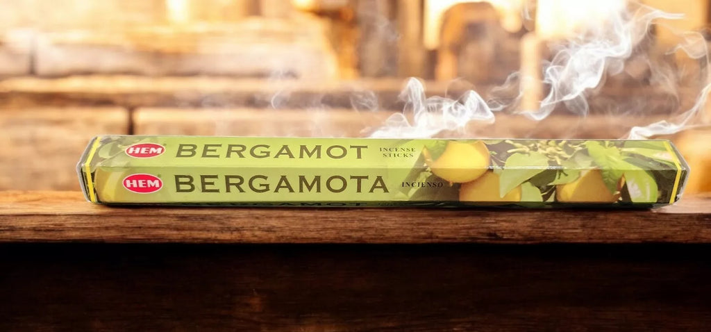 Incense HEM Brand Incense Sticks BERGAMOT 20 sticks per pack Hexagonal