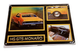 Decorative HG GTS MONARO   plate, Group A  approx 30cm x 20cm #0344