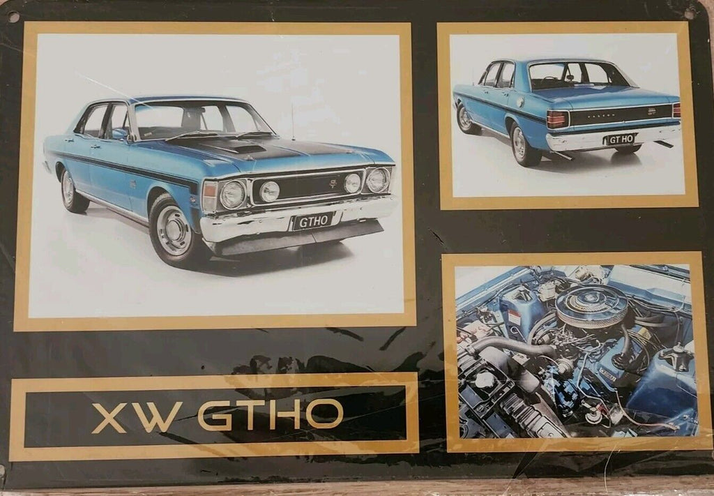 Decorative XW GTHO Retro plate,  approx 30cm x 20cm #0708