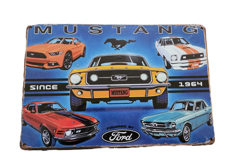 Car decorative plate, MUSTANG   approx 30cm x 20cm #0392