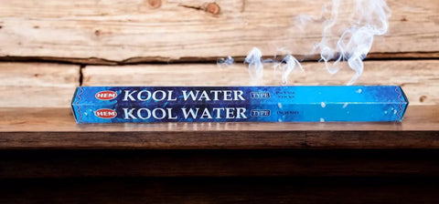 Incense HEM Brand Incense KOOL WATER Sticks 20 sticks per pack Hexagonal