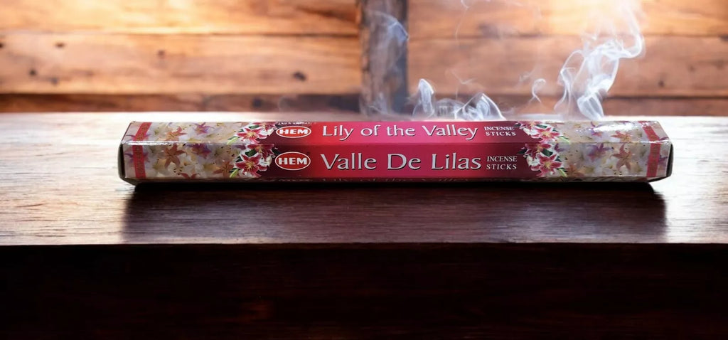 HEM Brand Incense Sticks LILLY OF THE VALLEY 20 sticks per pack Hexagonal