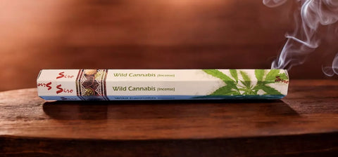 Incense Siro Brand Incense Sticks Wild Cannabis 6 PACKS X 20 sticks per pack Hexagonal