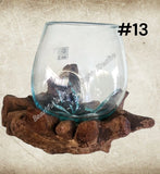 Glass  melt bowls #13