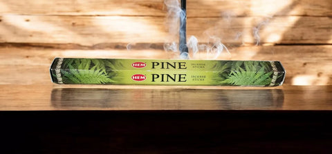 Incense HEM Brand Incense Sticks PINE 20 sticks per pack Hexagonal (B)