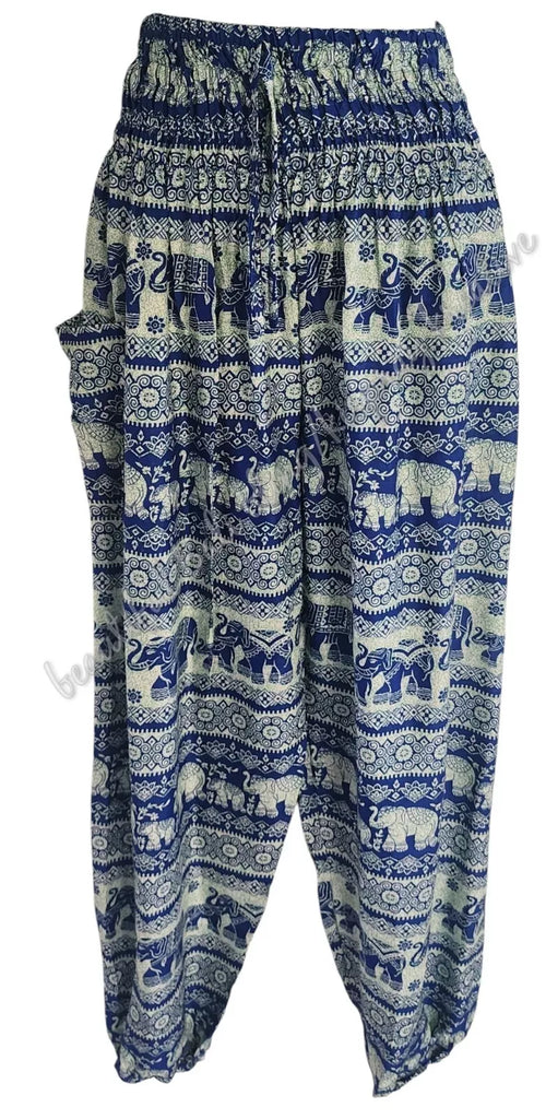 Harem  pants  Full length  elephants Suit to size 8-10 #57