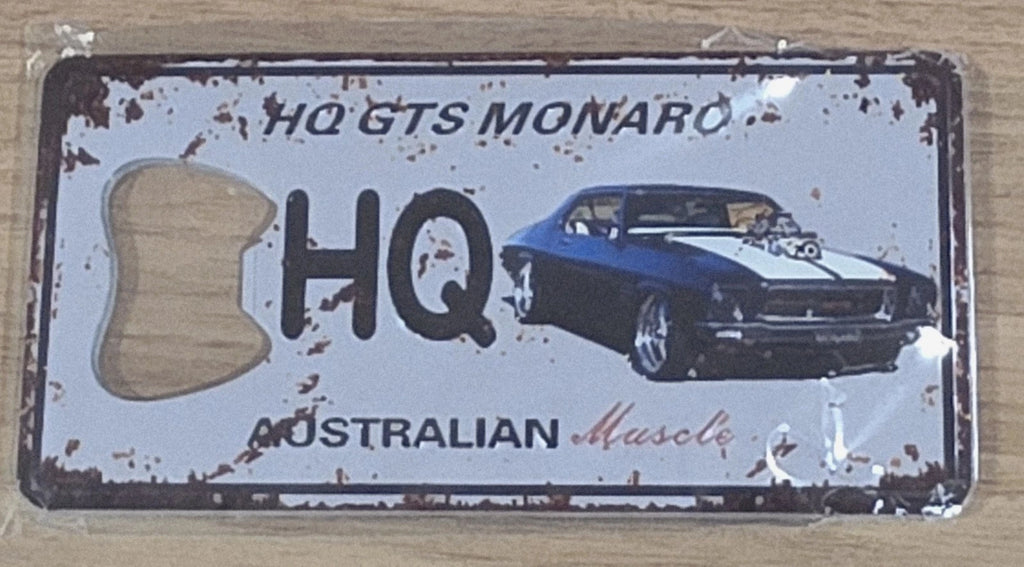 Magnet Bottle opener  HOLDEN MONARO GTS HQ 12 x 6 cm approx