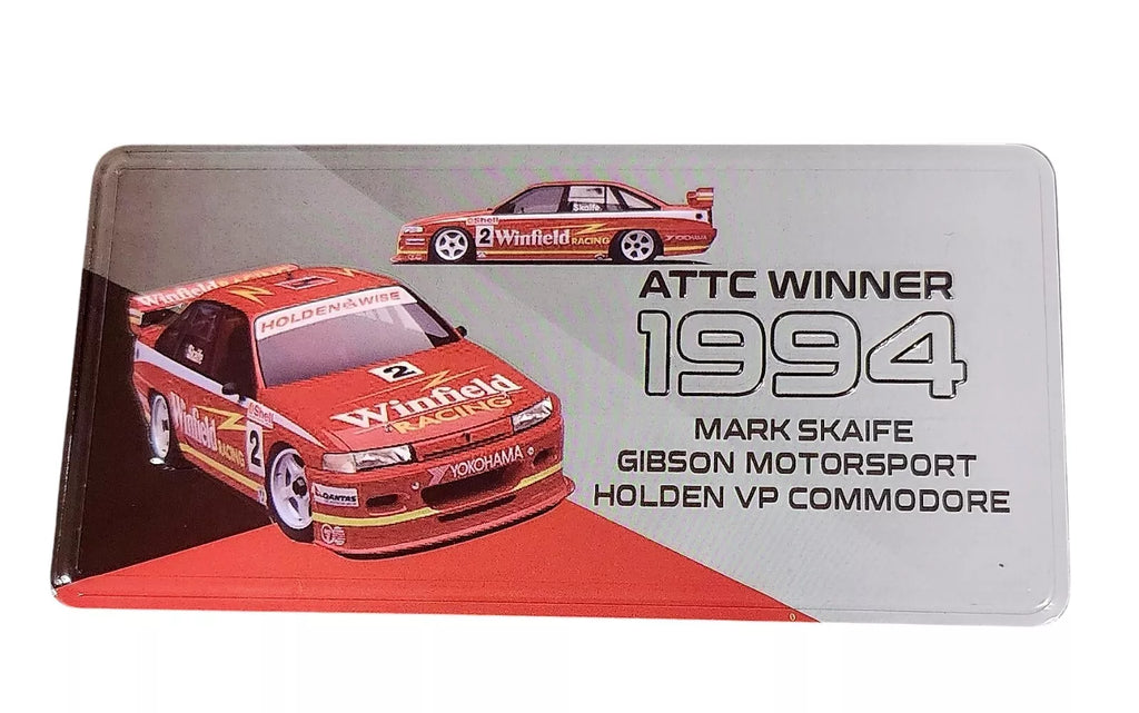 Magnet HOLDEN BP COMMODORE ATTC WINNER 1994 12 x 6 cm approx #2205