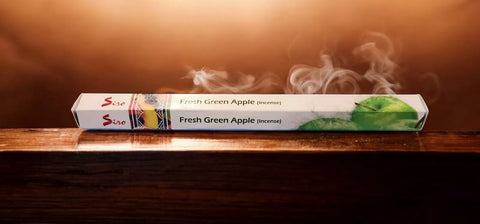 Incense Siro Brand Incense Sticks Fresh Green Apple 20 sticks per pack Hexagonal