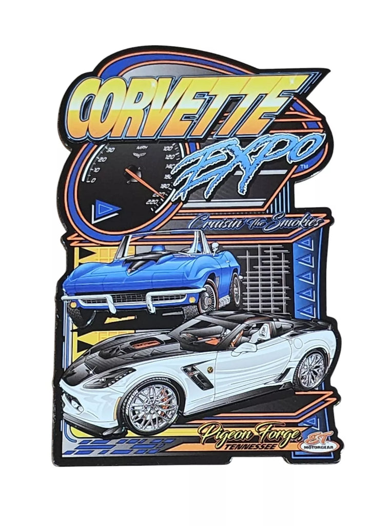 Magnet Corvette EXPO 11x7 cm approx #2195