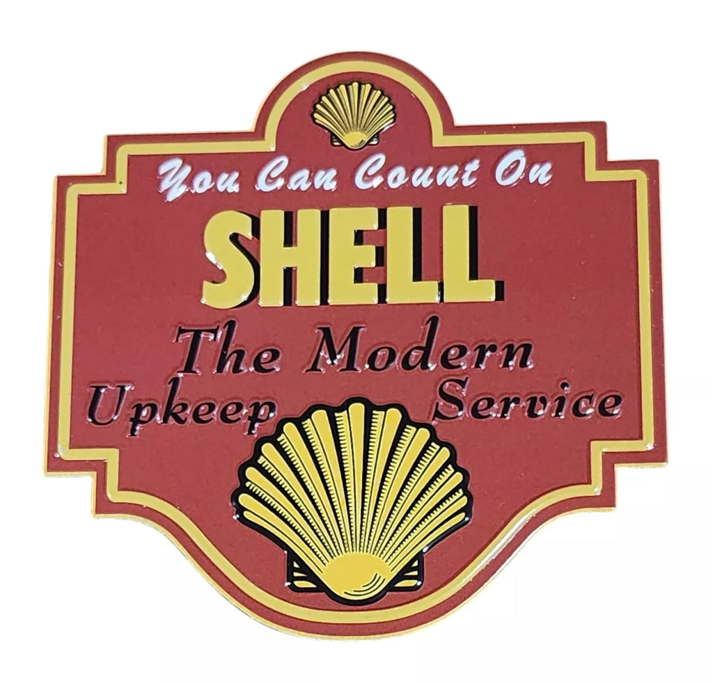 Magnet SHELL SERVICE 8x8 cm approx #2192